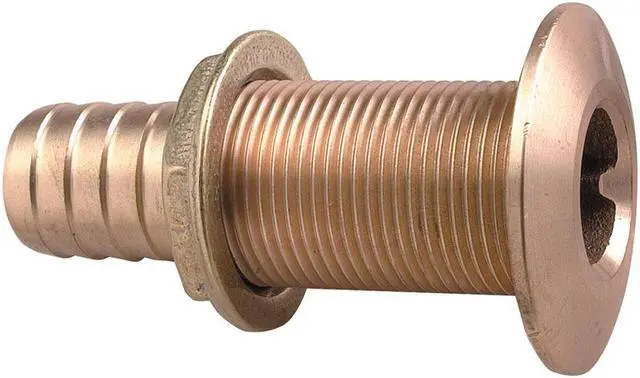 Alt view image 3 of 3 - PERKO 5/8" THRU-HULL FITTING F/ HOSE BRONZE
