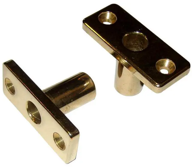 Alt view image 3 of 3 - PERKO BRONZE FLUSH MOUNT ROWLOCK SOCKET