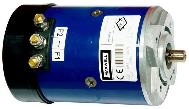 Alt view image 5 of 6 - MAXWELL MOTOR 1200W 12V 4 HOLE FLANG