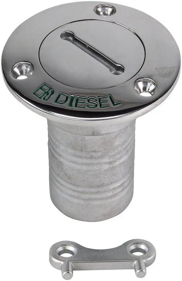 Alt view image 4 of 4 - Whitecap Hose Deck Fill 1-1/2 Hose Diesel