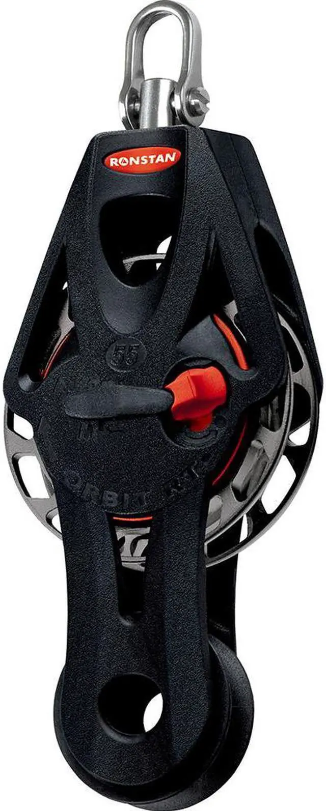 Main image of Ronstan Series 55 Ratchet Mount Orbit Block - Fiddle Becket Swivel