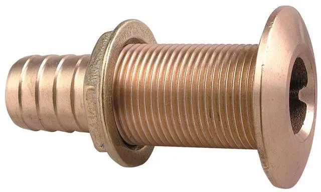 Alt view image 5 of 5 - PERKO 1-1/2" THRU-HULL FITTING F/ HOSE BRONZE