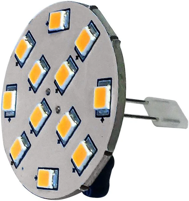 Alt view image 2 of 2 - LUNASEA LIGHTING LUNASEA WHITE LED BULB G4 BACK PIN 12V AC OR 10-30V DC LLB-21UW-21-00