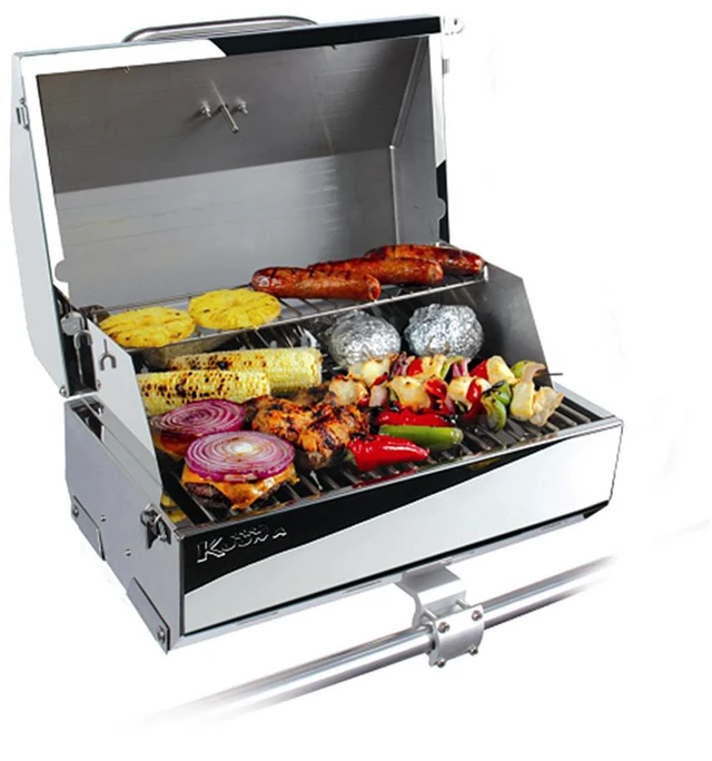 Alt view image 11 of 14 - KUUMA PRODUCTS KUUMA 216 ELITE GAS GRILL 216" COOKING SURFACE STAINLESS 58155