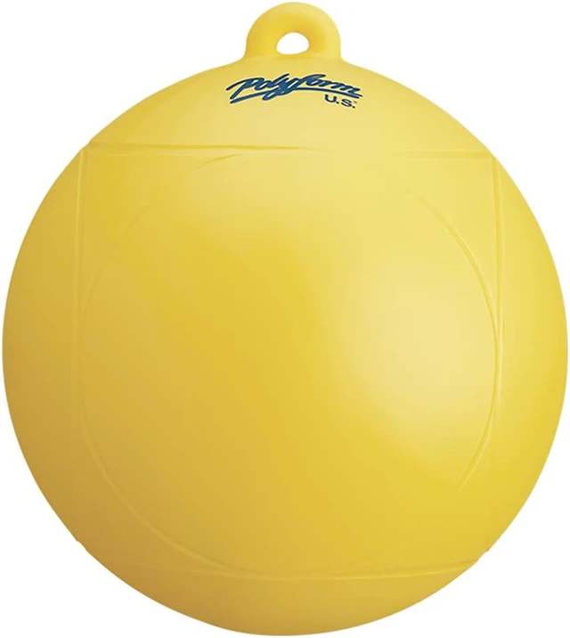 Alt view image 6 of 6 - Polyform Water Ski Slalom Buoy - Yellow - WS-1-YELLOW