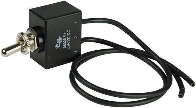 Alt view image 6 of 6 - BEP SPST Sealed Toggle Switch - OFF/(ON)