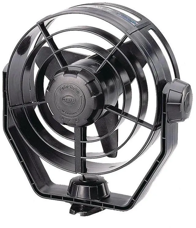 Main image of Hella Marine 2-Speed Turbo Fan - 12V - Black