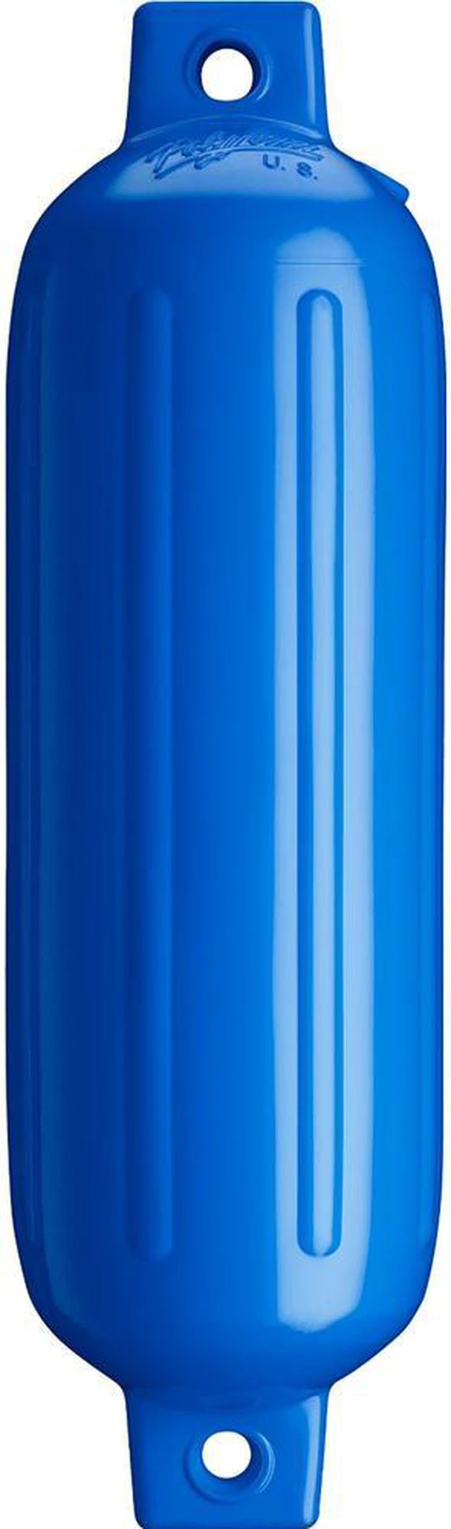 Alt view image 6 of 7 - Polyform G - 1 Twin Eye Fender 3.5 x 13 - Blue - G-1-BLUE