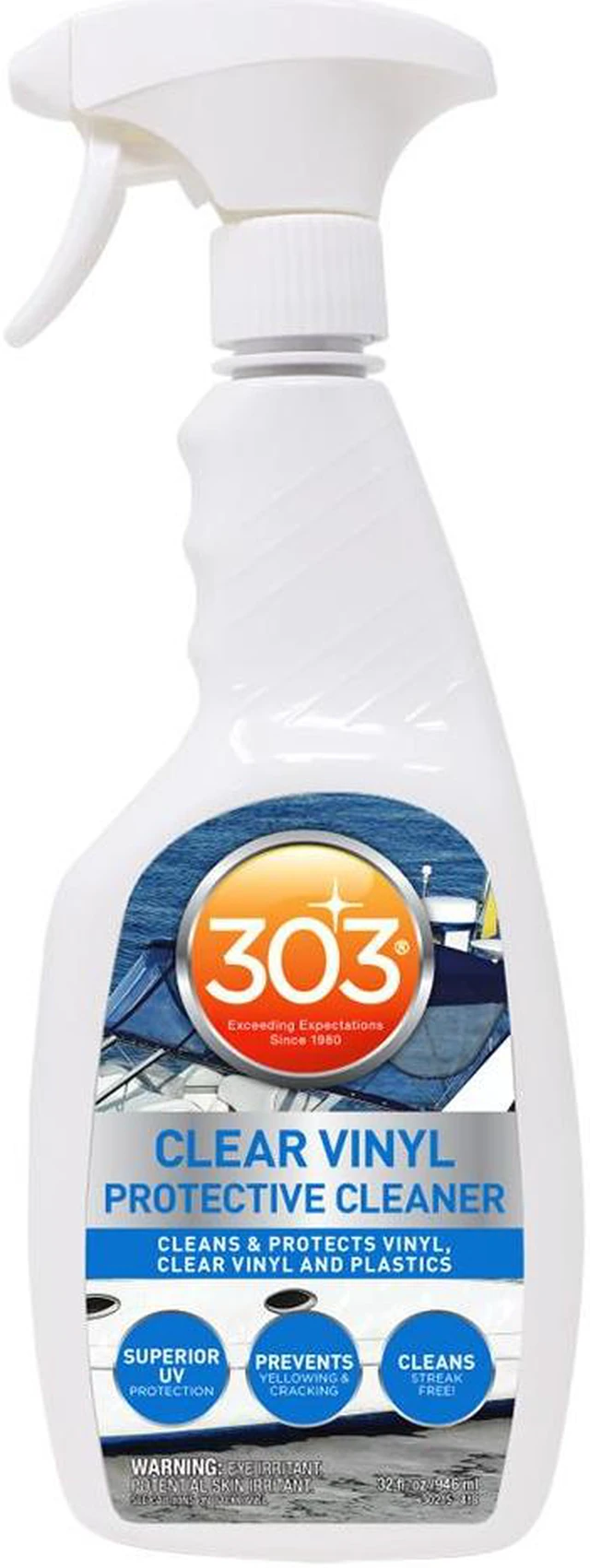 Alt view image 11 of 11 - 303 Marine Clear Vinyl Protective Cleaner w/Trigger Sprayer - 32oz
