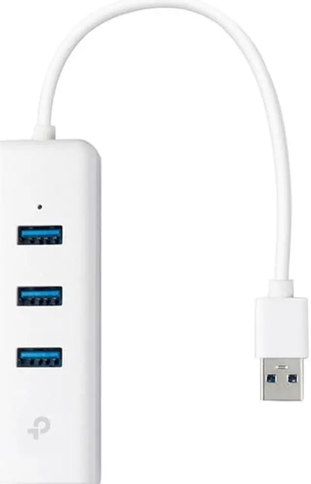 Alt view image 11 of 20 - TP-Link USB 3.0 to Ethernet Adapter, Portable 3-port USB Hub with 1 Gigabit RJ45 Ethernet Port Network Adapter, Supports Windows 7/8/8.1/10, Mac OS X (10.6-10.14), Linux OS and Chrome OS