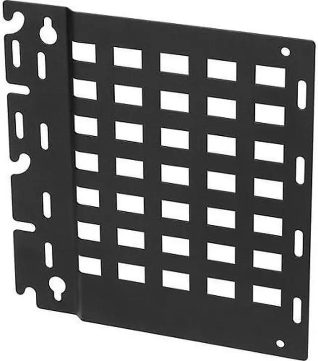 Alt view image 5 of 7 - Peerless-AV ACC-UCM Mounting Component (Mounting Plate) For Audio/Video Components (Low Profile) - Black - Mounting Interface: 200 X 200 Mm