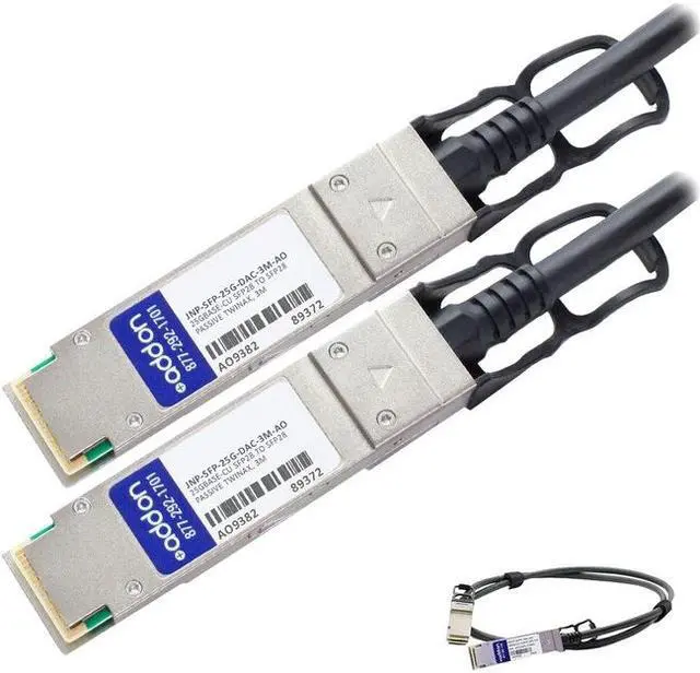 Main image of AddOn - Network Upgrades JNP-SFP-25G-DAC-3M-AO 9.84 ft. Network Ethernet Cable