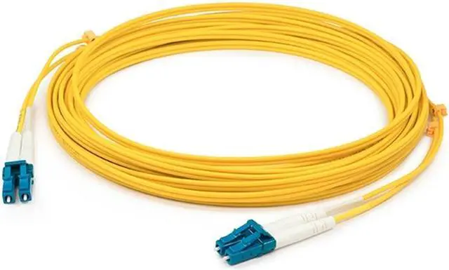 Alt view image 3 of 11 - AddOn ADD-LC-LC-6M9SMF 19.69 ft. Yellow Single-Mode fiber (SMF) Duplex LC/LC OS1 Yellow Patch Cable