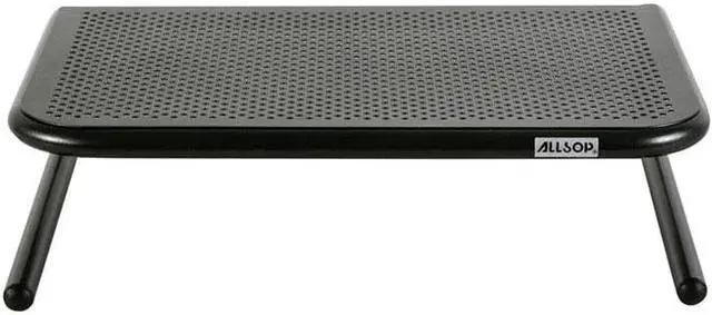 Alt view image 7 of 20 - Allsop Metal Art Jr. Monitor Stand 14-Inch Wide Platform - Pearl Black (30165)