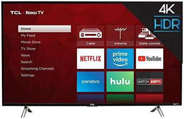 Alt view image 3 of 16 - TCL Class 4-Series 49" 4K UHD HDR ROKU Smart TV 49S405