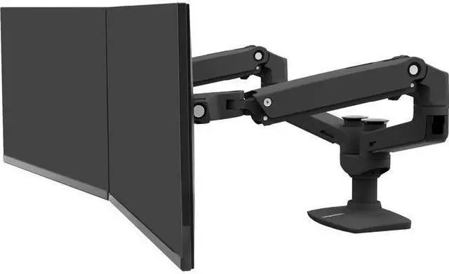 Alt view image 7 of 15 - Ergotron Mounting Arm for Monitor Matte Black 45245224