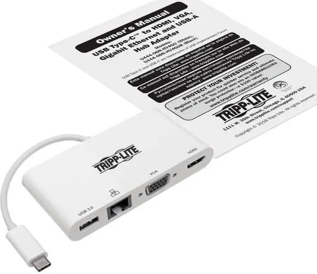 Alt view image 5 of 20 - USB 3.1 GEN 1 USB-C TO HDMI 4K ADAPTER WITH USB-A, USB-C PD CHARGING & GIGABIT E