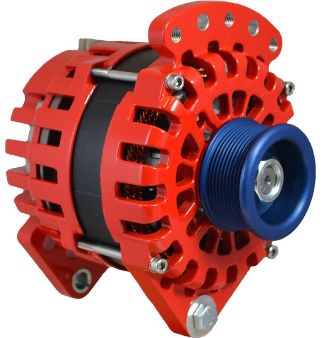 Alt view image 3 of 5 - Balmar Alternator 3.15" Dual Foot Saddle J10 Serpentine Pulley - 170A - 12V