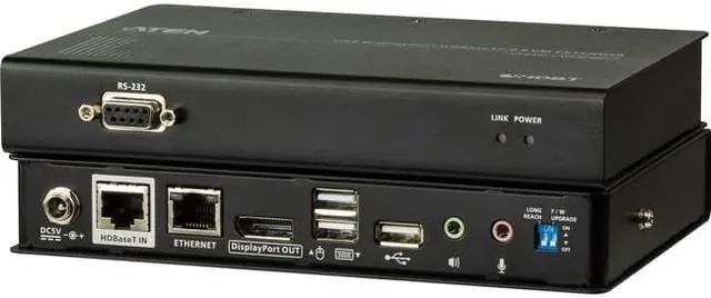 Alt view image 11 of 18 - ATEN USB DisplayPort HDBaseT 2.0 KVM Extender (4K@100m) CE920