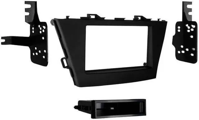 Alt view image 6 of 7 - Metra 99-8243B Single DIN Stereo Dash Kit for 2012-up Toyota Prius V Vehicles