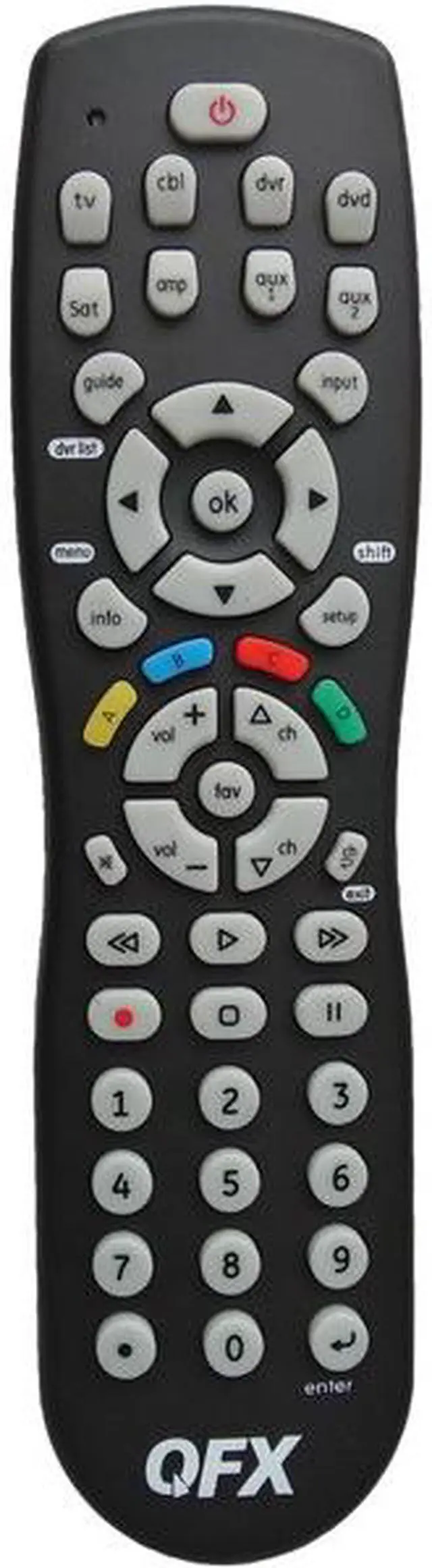 Main image of QFX REM-8 8 IN 1 UNIVERSAL REMOTE CONTROL