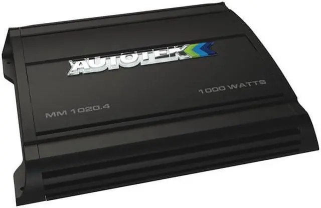Alt view image 2 of 10 - Autotek MM1020.4 Mean Machine 1000W 4 Channel Bridgeable Amplifier Car Audio Amp