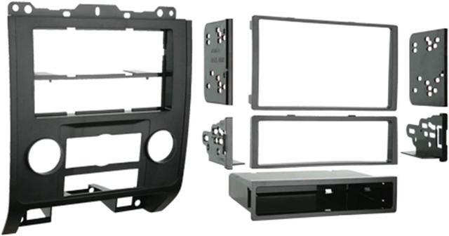 Alt view image 4 of 10 - Metra 99-5814 Single or Double DIN Installation Kit for 2008-up Ford Escape/Mercury Mariner (Black)