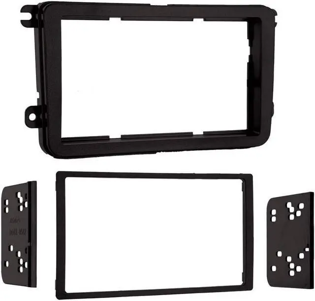 Alt view image 8 of 11 - Metra 95-9011B Double DIN Installation Dash Kit for 2005-up Volkswagen