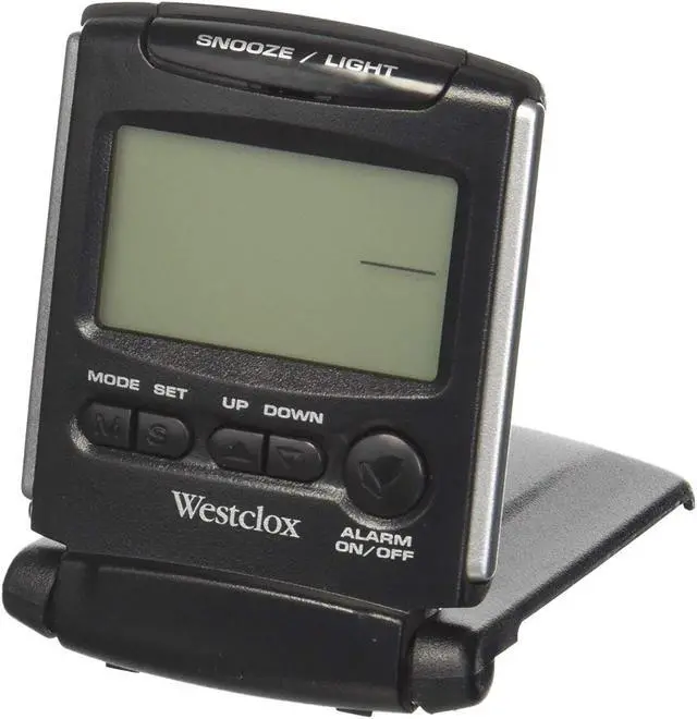 Alt view image 2 of 3 - Westclox(R) 72028 Fold-up Travel Alarm Clock