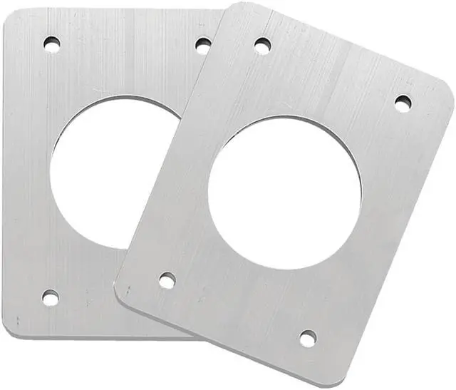 Alt view image 2 of 8 - Taco Backing Plates For Grand Slam Outriggers Anodized Alum - BP-150BSY-320-1