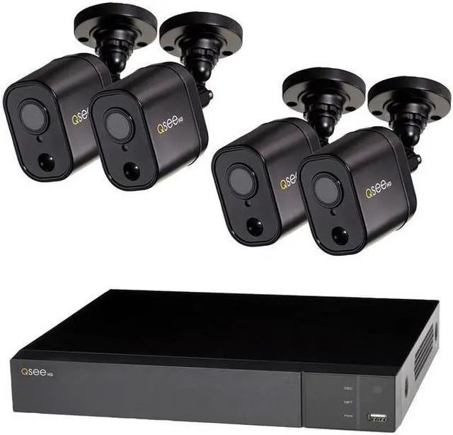 Q-SEE QTH94-4GD-1 4CH 1080P ANALOG HD DVR WITH 4 - Newegg.com