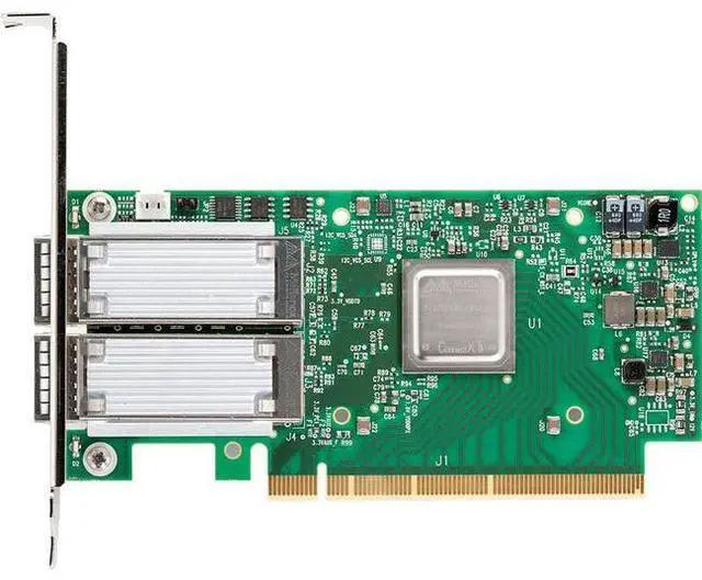 Main image of MELLANOX ConnectX-5 EN Network Interface Card, 100GbE Dual-port QSFP28, PCIe3.0 x16, Tall Bracket, ROHS R6