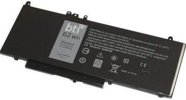 Alt view image 2 of 6 - Battery Technology 451-BBTX-BTI Battery Dell Lipoly E5470 E5570 451-BBTX 6MT4T 451-Bbun 451-BBTW