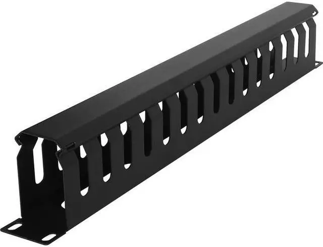 Main image of CyberPower CRA30002 1U 2" Deep Metal Duct Cable Manager with Snap on Cover