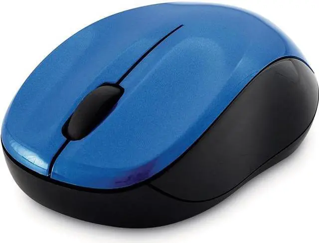 Alt view image 3 of 20 - Verbatim Ambidextrous Silent Wireless Blue LED Mouse Blue (VTM99770)