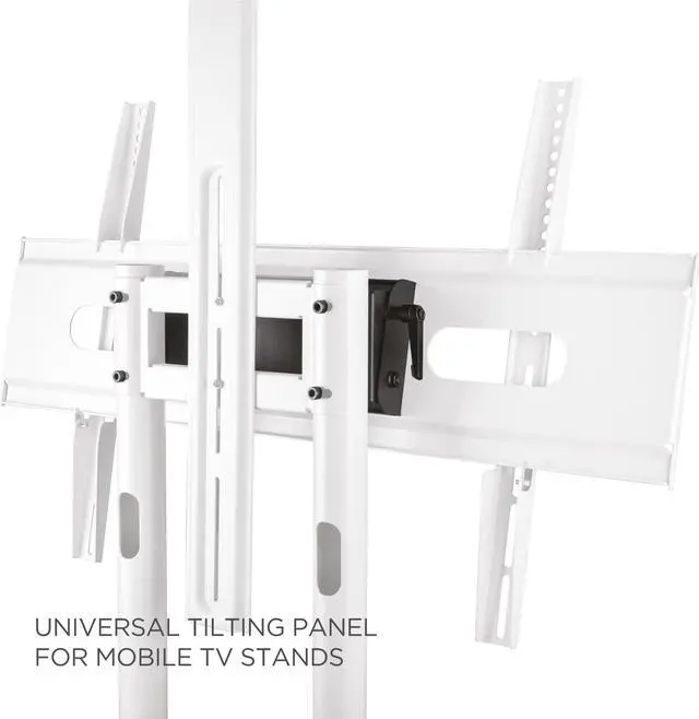 Alt view image 3 of 5 - ONKRON Tilting Adapter Panel for Mobile TV Stand Rolling TV Carts up to 10 Degrees ATL1881 Black