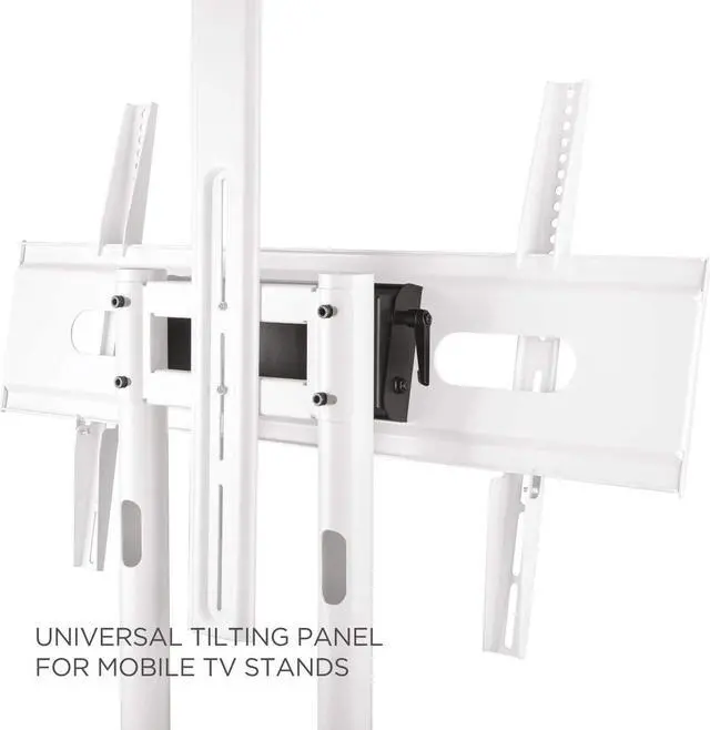 Alt view image 4 of 5 - ONKRON Tilting Adapter Panel for Mobile TV Stand Rolling TV Carts up to 10 Degrees ATL1551 Black