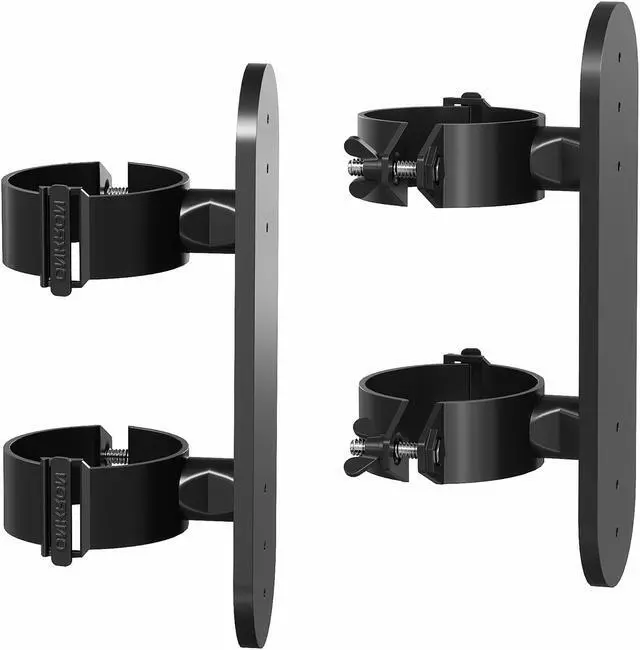 Alt view image 3 of 7 - ONKRON Power Strip Surge Protector Mounting Bracket for TS1881 TV Stand Column Diameter 50 mm (APS1881) Black