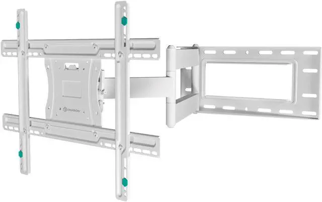 Alt view image 2 of 7 - ONKRON TV Mount TV Wall Mount with Swivel and Tilt for Most 40-75 Inch TV, Full Motion TV Mount with Articulating Arms, Max VESA 600x400mm, 150 lbs. Loading, 16 inch Studs M7L White