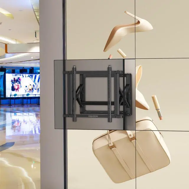 Alt view image 2 of 7 - ONKRON Video Wall Mount Solution for 40" to 70-inch Screens Pop Out PRO7M, Black