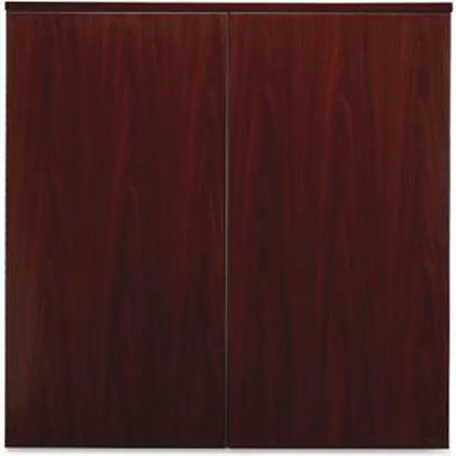 Main image of Lorell Presentation Cabinet 47-1/4"x4-3/4"x47-1/4" Mahogany 69865