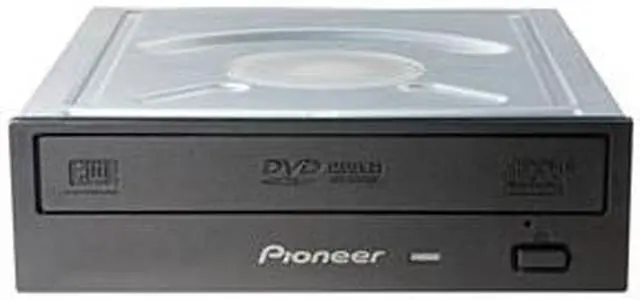 Alt view image 5 of 5 - Pioneer CD/DVD Writer 22X DVD+R 8X DVD+RW 12X DVD+R DL 22X DVD-R 6X DVD-RW 40X CD-R 32X CD-RW Black IDE Model DVR-A18M LabelFlash Support