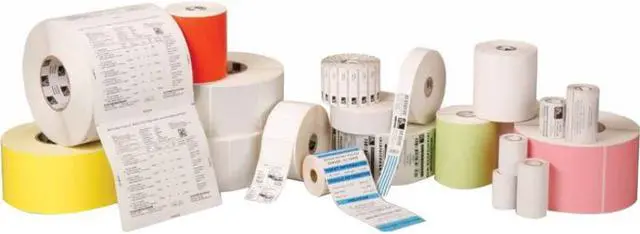 Alt view image 3 of 8 - Zebra 10015781 2.25" x 1.25" Z-Perform 2000D Labels - 1 Case (12 Rolls)