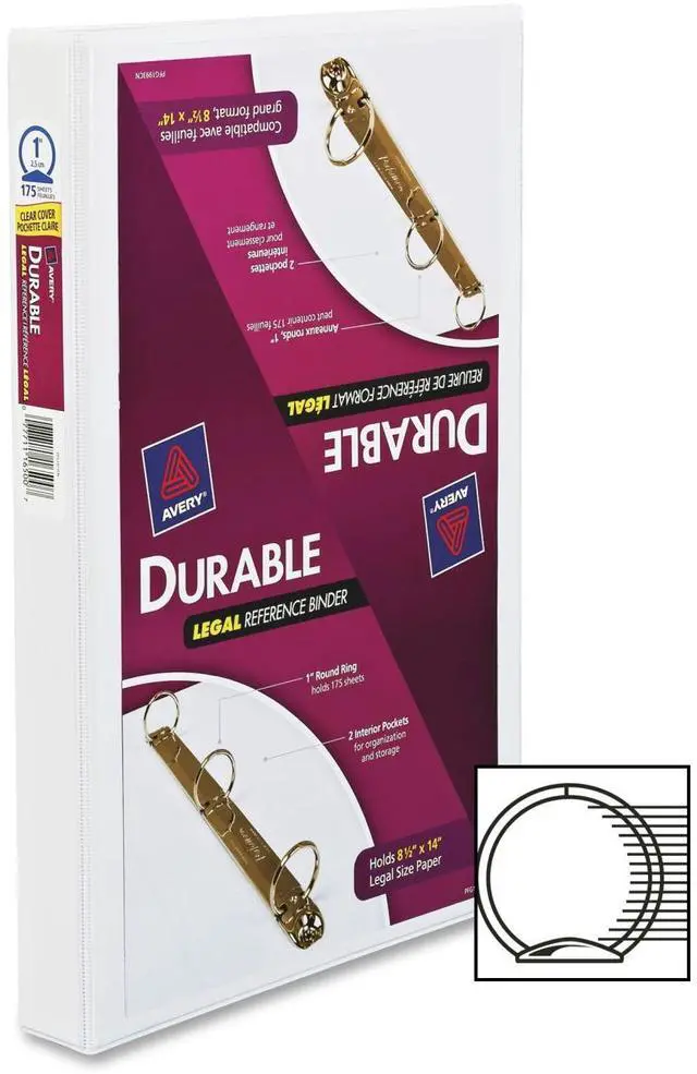 Main image of Avery 1" Capacity Legal-size Durable Binder