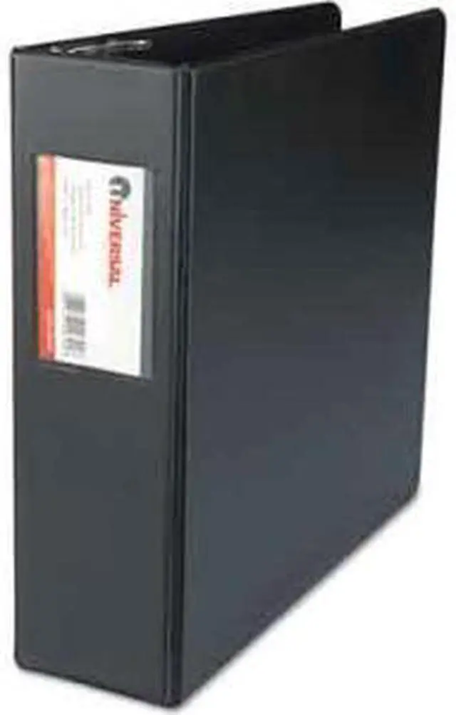 Alt view image 4 of 5 - D-Ring Binder, 3" Capacity, 8-1/2 X 11, Black