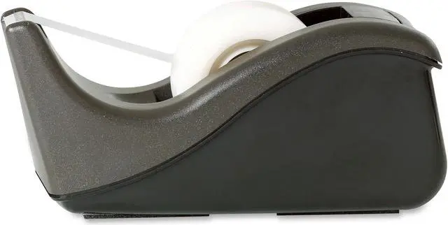 Alt view image 4 of 13 - 3M C60BK Value Desktop Tape Dispenser  1 in.core  Two-Tone Black