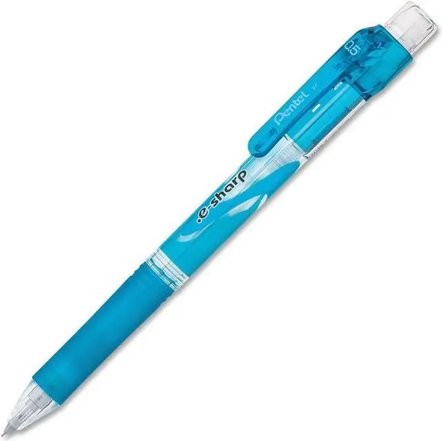 Alt view image 4 of 11 - Pentel .e-Sharp Mechanical Pencil .5 mm Sky Blue Barrel AZ125S