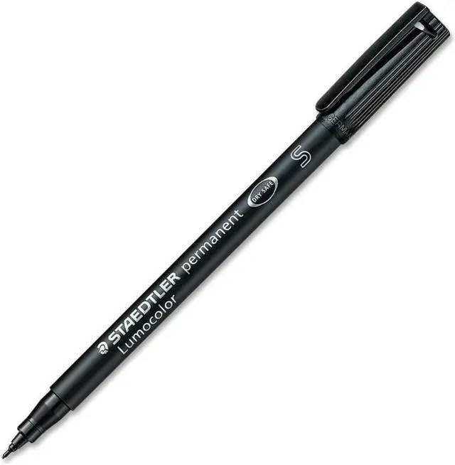 Alt view image 7 of 9 - Staedtler Fiber Tip Marker Permanent Superfine Black 3139