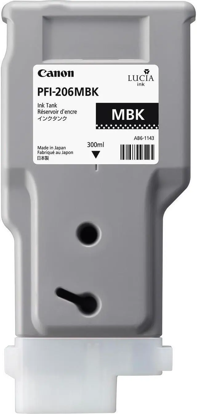 Alt view image 3 of 6 - Canon PFI-206 Ink Cartridge - Matte Black