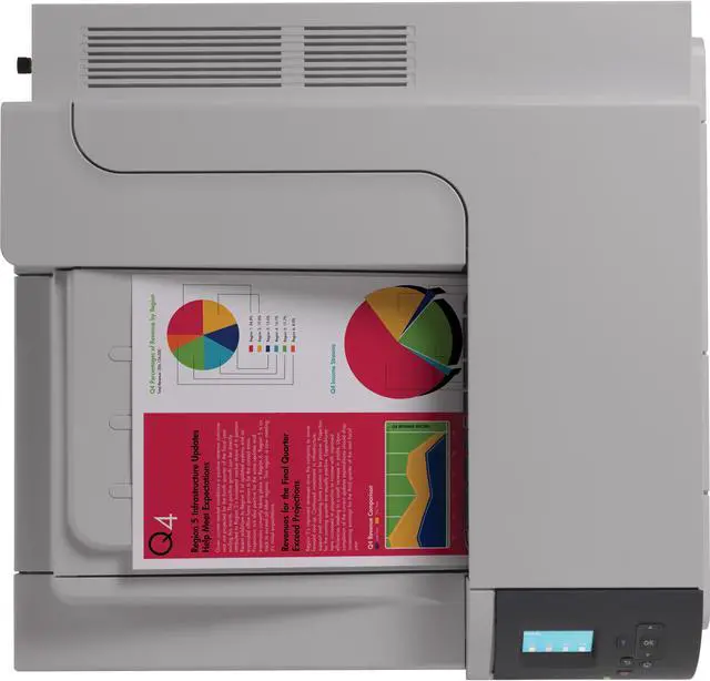 Alt view image 6 of 6 - HP LaserJet CP4020 CP4025N Laser Printer - Color - 1200 x 1200 dpi Print - Plain Paper Print - Desktop